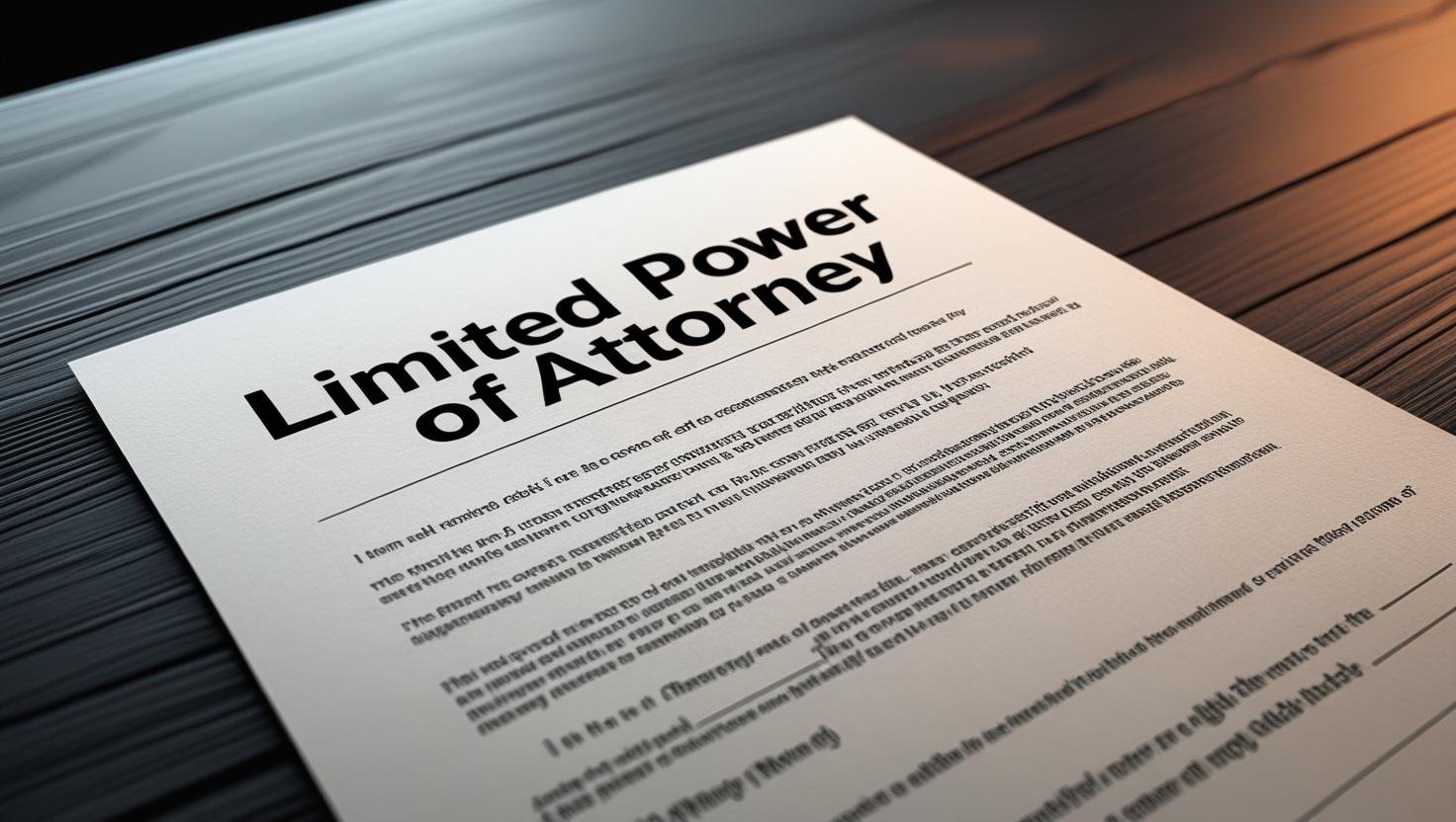 limited power of attorney